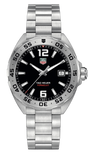 Buy Shop Tag Heuer Formula 1 Black Dial Silver Steel Strap Watch for Men - WAZ1112.BA0875 USA Online