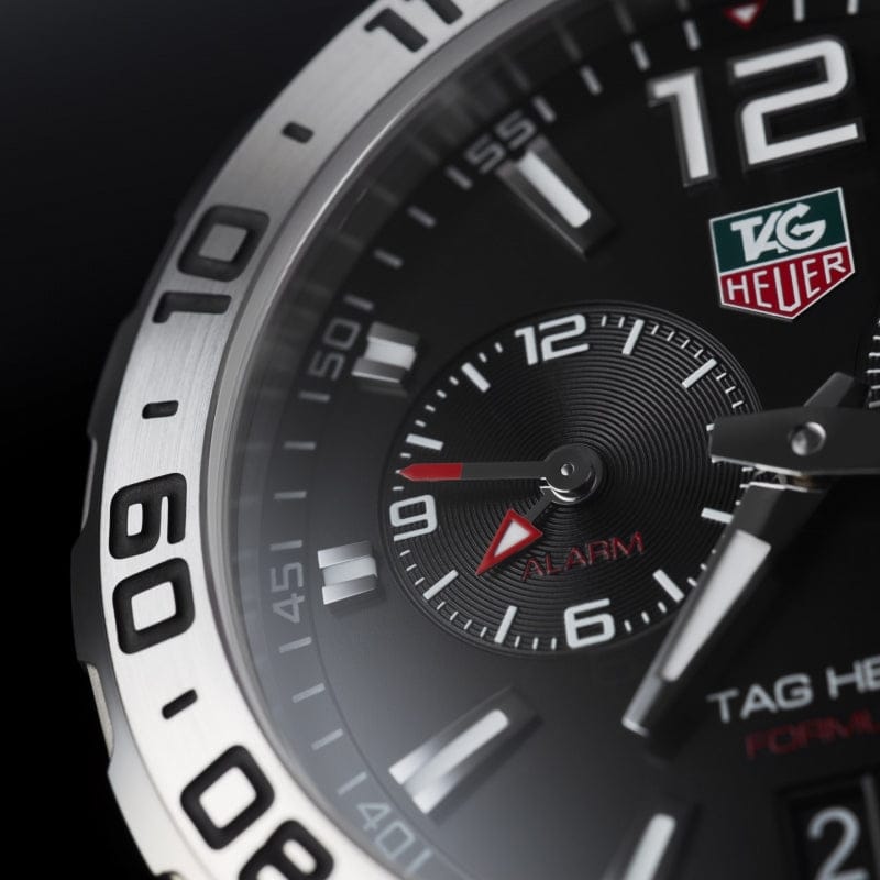 Buy Shop Tag Heuer Formula 1 Black Dial Silver Steel Strap Watch for Men - WAZ111A.BA0875 USA Online