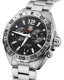 Buy Shop Tag Heuer Formula 1 Black Dial Silver Steel Strap Watch for Men - WAZ111A.BA0875 USA Online