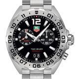 Buy Shop Tag Heuer Formula 1 Black Dial Silver Steel Strap Watch for Men - WAZ111A.BA0875 USA Online