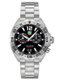 Buy Shop Tag Heuer Formula 1 Black Dial Silver Steel Strap Watch for Men - WAZ111A.BA0875 USA Online