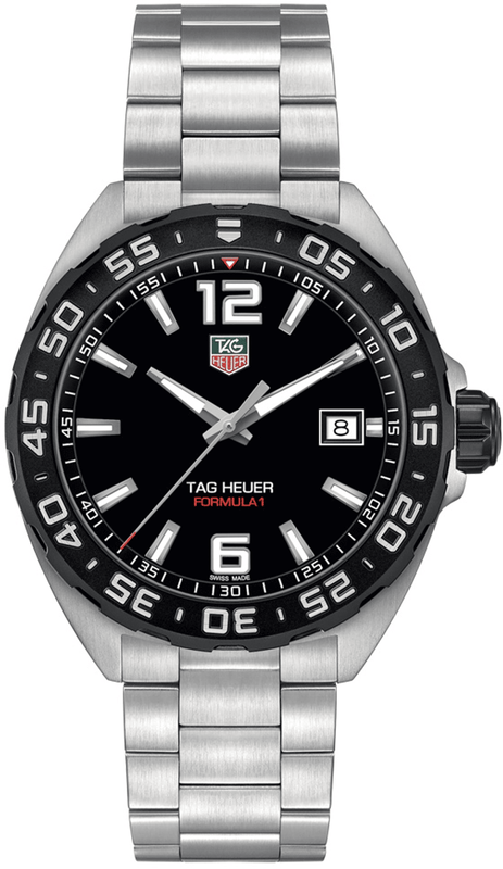 Buy Shop Tag Heuer Formula 1 Black Dial Watch for Men - WAZ1110.BA0875 USA Online