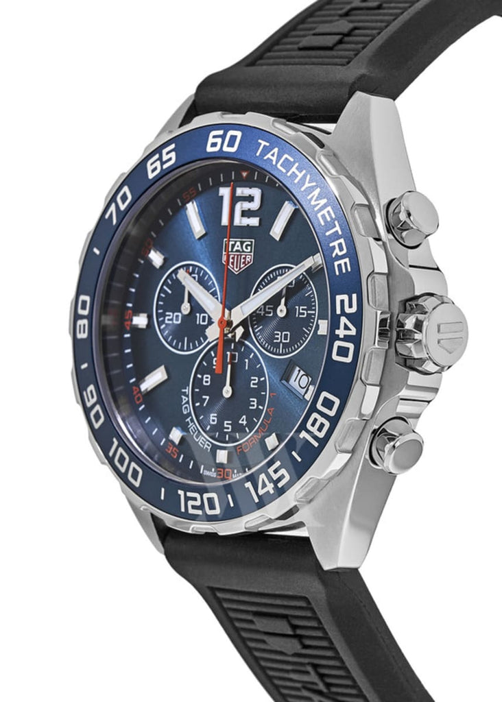 Buy Shop Tag Heuer Formula 1 Blue Dial Black Rubber Strap Watch for Men - CAZ1014.FT8024 USA Online