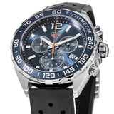 Buy Shop Tag Heuer Formula 1 Blue Dial Black Rubber Strap Watch for Men - CAZ1014.FT8024 USA Online