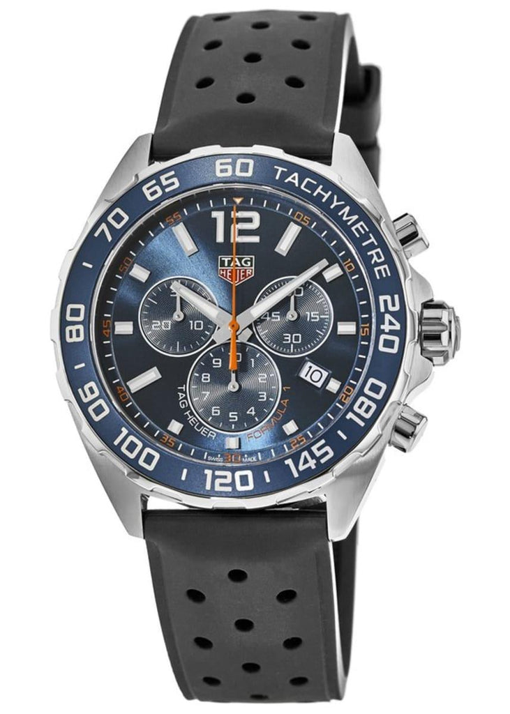 Buy Shop Tag Heuer Formula 1 Blue Dial Black Rubber Strap Watch for Men - CAZ1014.FT8024 USA Online