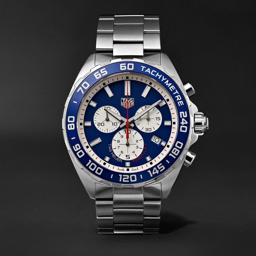 Buy Shop Tag Heuer Formula 1 Blue Dial Silver Steel Strap Watch for Men - CAZ1018BA0842 USA Online