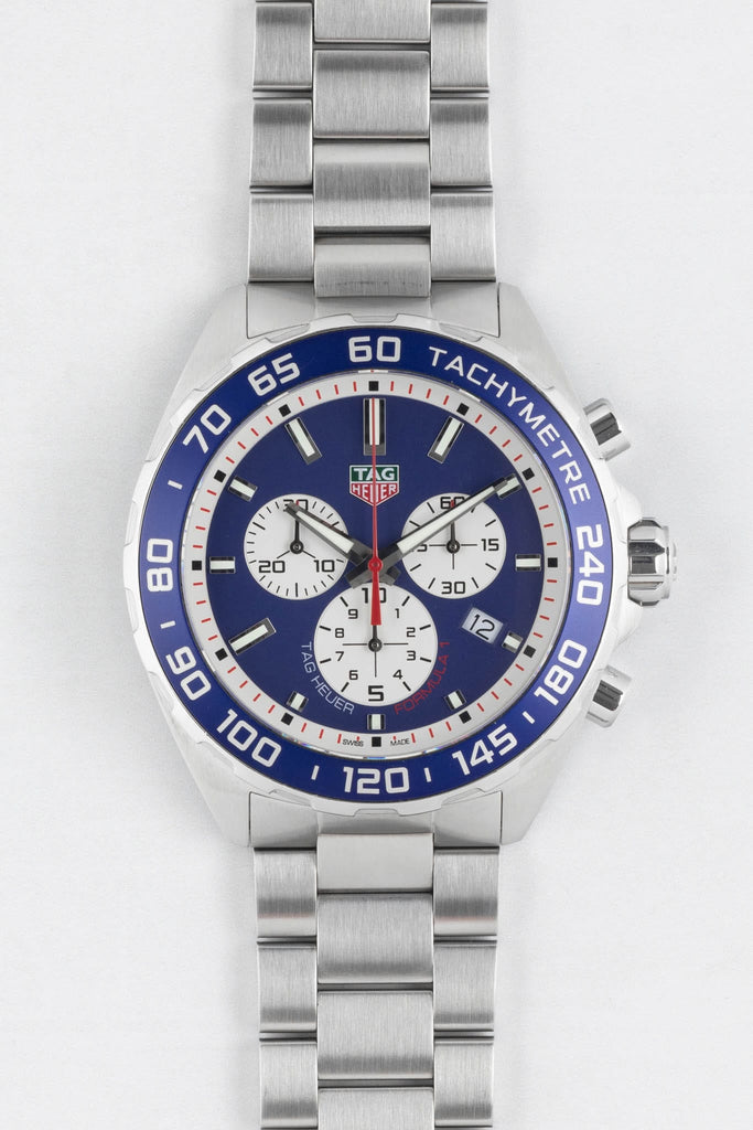 Buy Shop Tag Heuer Formula 1 Blue Dial Silver Steel Strap Watch for Men - CAZ1018BA0842 USA Online