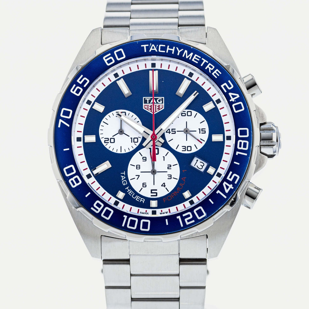 Buy Shop Tag Heuer Formula 1 Blue Dial Silver Steel Strap Watch for Men - CAZ1018BA0842 USA Online