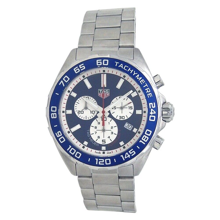 Buy Shop Tag Heuer Formula 1 Blue Dial Silver Steel Strap Watch for Men - CAZ1018BA0842 USA Online