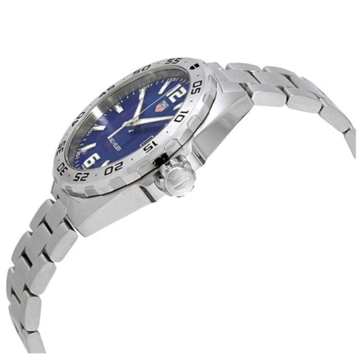 Buy Shop Tag Heuer Formula 1 Blue Dial Silver Steel Strap Watch for Men - WAZ1118.BA0875 USA Online