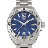 Buy Shop Tag Heuer Formula 1 Blue Dial Silver Steel Strap Watch for Men - WAZ1118.BA0875 USA Online