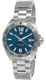 Buy Shop Tag Heuer Formula 1 Blue Dial Silver Steel Strap Watch for Men - WAZ1118.BA0875 USA Online