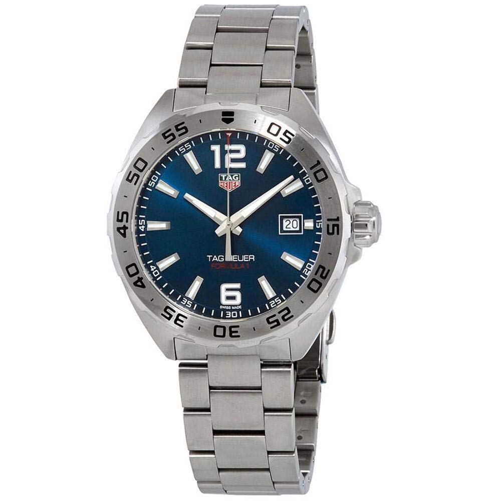 Buy Shop Tag Heuer Formula 1 Blue Dial Silver Steel Strap Watch for Men - WAZ1118.BA0875 USA Online