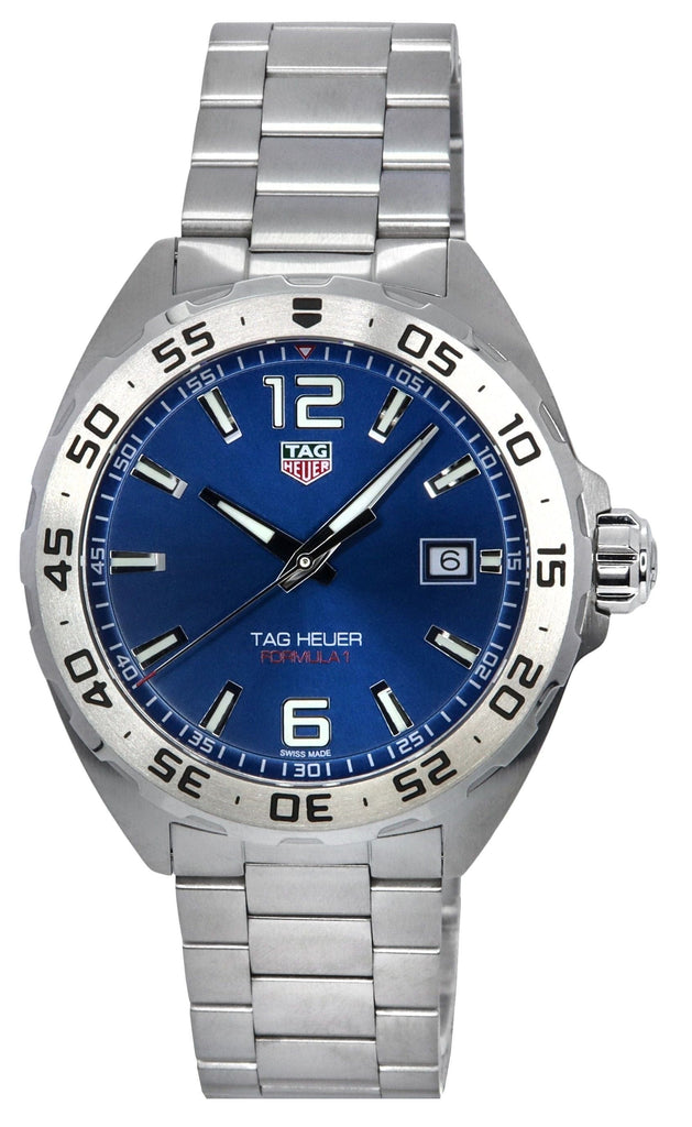 Buy Shop Tag Heuer Formula 1 Blue Dial Watch for Men - WAZ1118.BA0875 USA Online