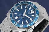 Buy Shop Tag Heuer Formula 1 Bucherer Blue Edition Blue Dial Silver Steel Strap Watch for Men - WAZ2015.BA0842 USA Online