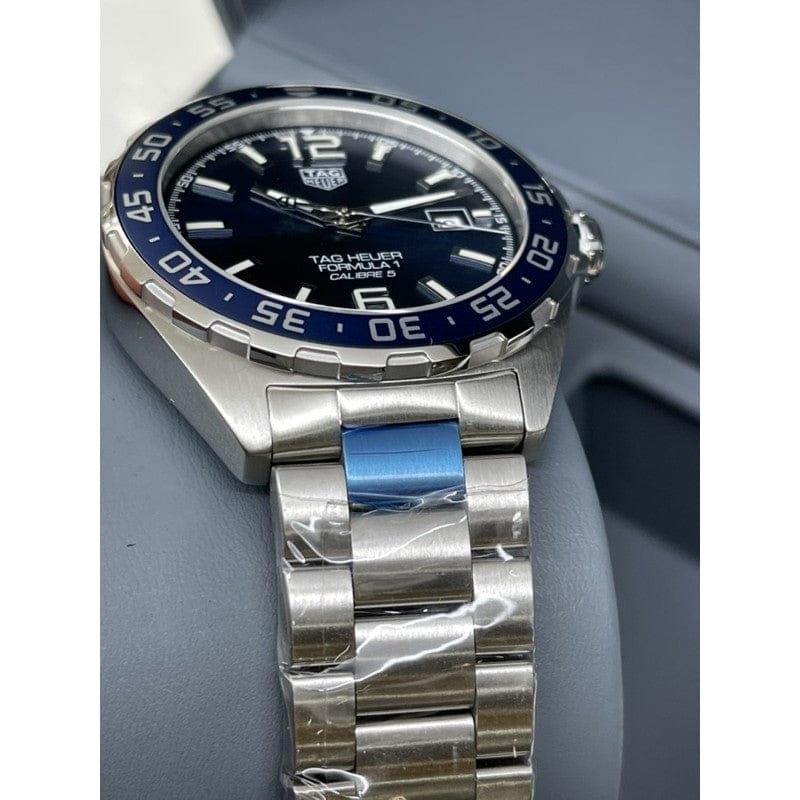Buy Shop Tag Heuer Formula 1 Bucherer Blue Edition Blue Dial Silver Steel Strap Watch for Men - WAZ2015.BA0842 USA Online