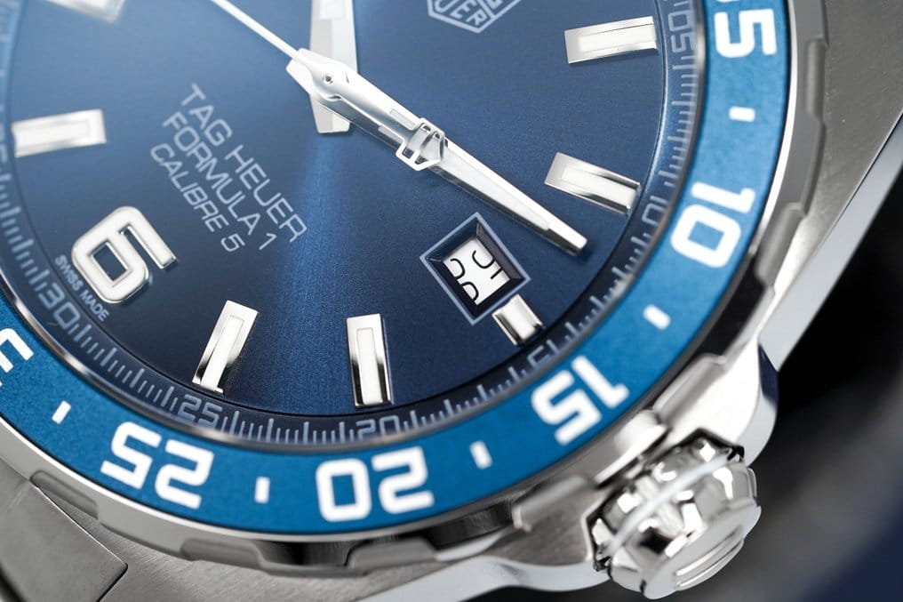 Buy Shop Tag Heuer Formula 1 Bucherer Blue Edition Blue Dial Silver Steel Strap Watch for Men - WAZ2015.BA0842 USA Online