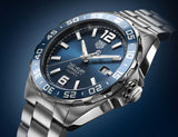 Buy Shop Tag Heuer Formula 1 Bucherer Blue Edition Blue Dial Silver Steel Strap Watch for Men - WAZ2015.BA0842 USA Online
