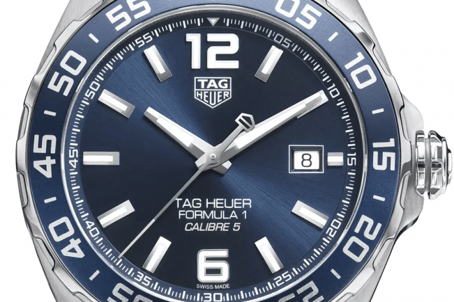 Buy Shop Tag Heuer Formula 1 Bucherer Blue Edition Blue Dial Silver Steel Strap Watch for Men - WAZ2015.BA0842 USA Online