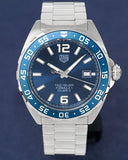 Buy Shop Tag Heuer Formula 1 Bucherer Blue Edition Blue Dial Silver Steel Strap Watch for Men - WAZ2015.BA0842 USA Online