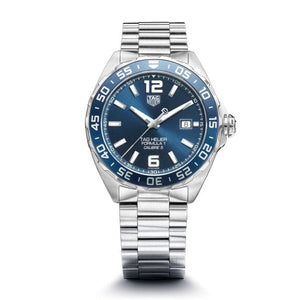 Buy Shop Tag Heuer Formula 1 Bucherer Blue Edition Blue Dial Silver Steel Strap Watch for Men - WAZ2015.BA0842 USA Online