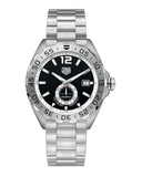 Buy Shop Tag Heuer Formula 1 Automatic Black Dial Silver Steel Strap Watch for Men - WAZ2012.BA0842 USA Online