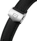 Buy Shop Tag Heuer Formula 1 Calibre 16 Automatic Chronograph Green Dial Black Leather Strap Watch for Men - CAZ2016.FC6473 USA Online