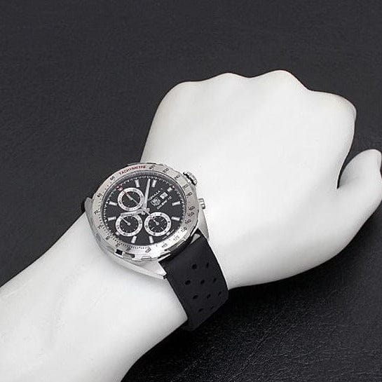 Buy Shop Tag Heuer Formula 1 Calibre 16 Black Dial Black Leather Strap Watch for Men - CAZ2010.FT8024 USA Online