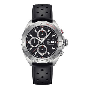 Buy Shop Tag Heuer Formula 1 Calibre 16 Black Dial Black Leather Strap Watch for Men - CAZ2010.FT8024 USA Online