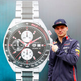 Buy Shop Tag Heuer Formula 1 Calibre 16 Max Verstappen Limited Edition Black Dial Two Tone Steel Strap Watch for Men - CAZ2018.BA0970 USA Online