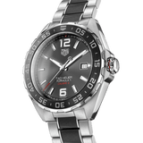 Buy Shop Tag Heuer Formula 1 Calibre 5 Anthracite Dial Two Tone Steel Strap Watch for Men - WAZ2011.BA0843 USA Online