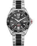 Buy Shop Tag Heuer Formula 1 Calibre 5 Anthracite Dial Two Tone Steel Strap Watch for Men - WAZ2011.BA0843 USA Online