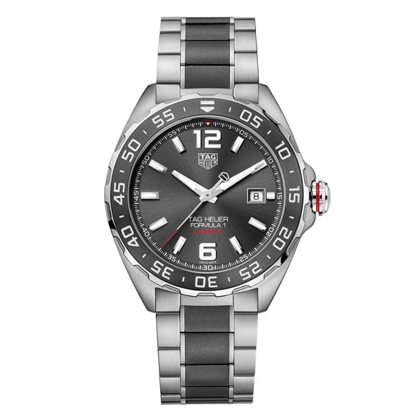 Buy Shop Tag Heuer Formula 1 Calibre 5 Anthracite Dial Two Tone Steel Strap Watch for Men - WAZ2011.BA0843 USA Online