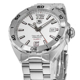 Buy Shop Tag Heuer Formula 1 Calibre 5 Automatic White Dial Silver Steel Strap Watch for Men - WAZ2114.BA0875 USA Online