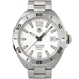 Buy Shop Tag Heuer Formula 1 Calibre 5 Automatic White Dial Silver Steel Strap Watch for Men - WAZ2114.BA0875 USA Online