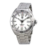 Buy Shop Tag Heuer Formula 1 Calibre 5 Automatic White Dial Silver Steel Strap Watch for Men - WAZ2114.BA0875 USA Online