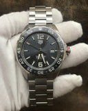 Buy Shop Tag Heuer Formula 1 Calibre 5 Chronograph Anthracite Dial Silver Steel Strap Watch for Men - WAZ2011.BA0842 USA Online