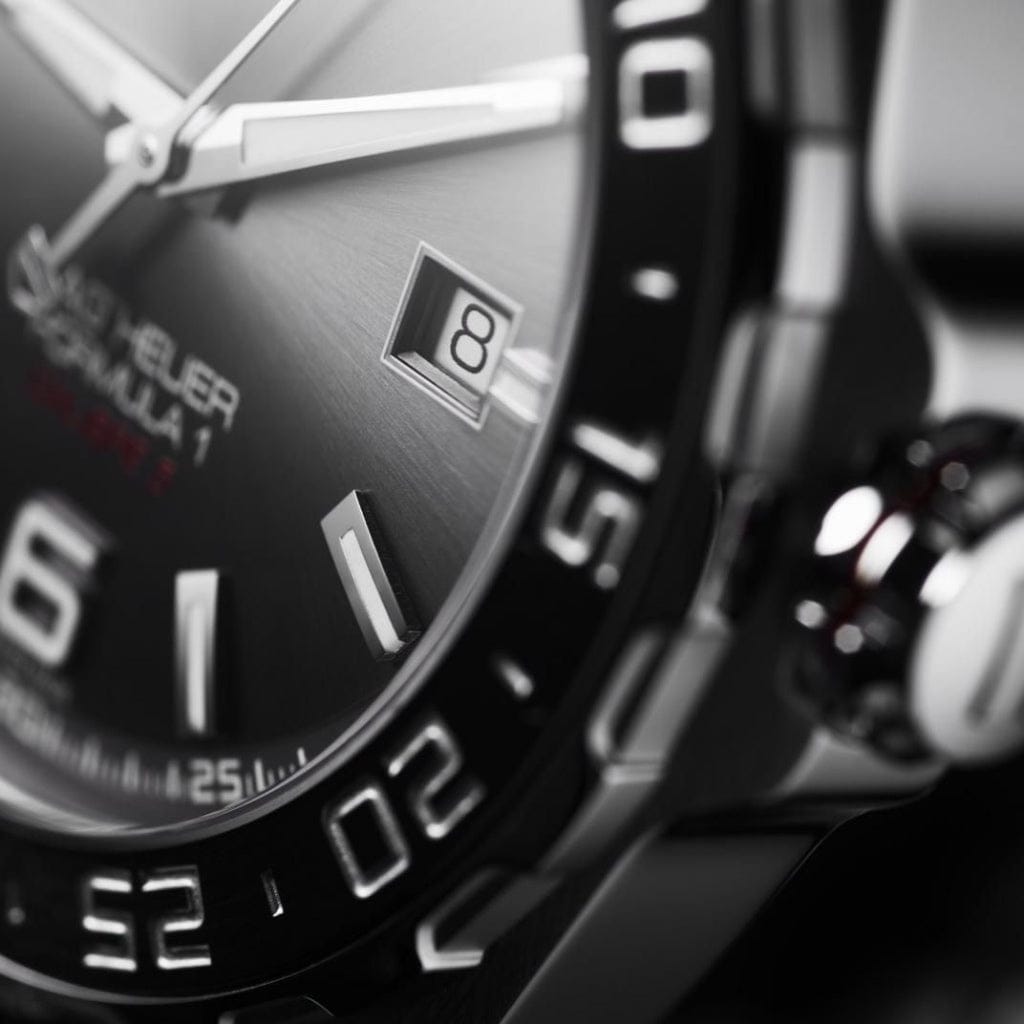 Buy Shop Tag Heuer Formula 1 Calibre 5 Chronograph Anthracite Dial Silver Steel Strap Watch for Men - WAZ2011.BA0842 USA Online