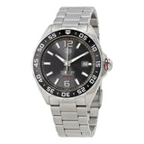 Buy Shop Tag Heuer Formula 1 Calibre 5 Chronograph Anthracite Dial Silver Steel Strap Watch for Men - WAZ2011.BA0842 USA Online