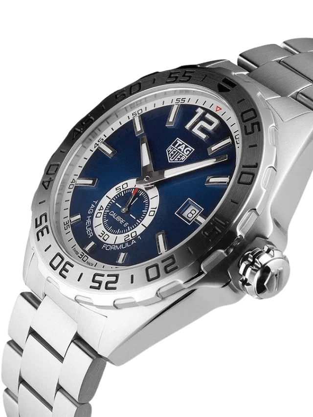 Buy Shop Tag Heuer Formula 1 Calibre 6 Automatic Blue Dial Silver Steel Strap Watch for Men - WAZ2014.BA0842 USA Online