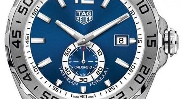 Buy Shop Tag Heuer Formula 1 Calibre 6 Automatic Blue Dial Silver Steel Strap Watch for Men - WAZ2014.BA0842 USA Online