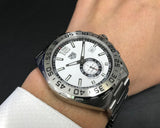 Buy Shop Tag Heuer Formula 1 Calibre 6 Automatic White Dial Silver Steel Strap Watch for Men - WAZ2013.BA0842 USA Online