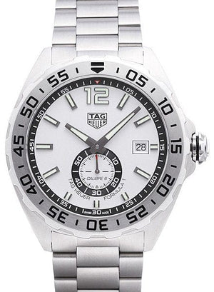 Buy Shop Tag Heuer Formula 1 Calibre 6 Automatic White Dial Silver Steel Strap Watch for Men - WAZ2013.BA0842 USA Online