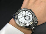 Buy Shop Tag Heuer Formula 1 Calibre 6 Automatic White Dial Silver Steel Strap Watch for Men - WAZ2013.BA0842 USA Online