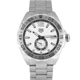 Buy Shop Tag Heuer Formula 1 Calibre 6 Automatic White Dial Silver Steel Strap Watch for Men - WAZ2013.BA0842 USA Online