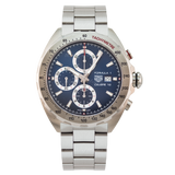 Buy Shop Tag Heuer Formula 1 Automatic Chronograph Blue Dial Silver Strap Watch for Men - CAZ2015.BA0876 USA Online