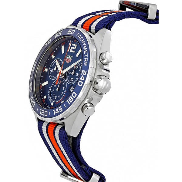 Buy Shop Tag Heuer Formula 1 Chronograph 43mm Blue Dial NATO Strap Watch for Men - CAZ1014.FC8196 USA Online