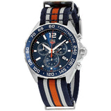 Buy Shop Tag Heuer Formula 1 Chronograph 43mm Blue Dial NATO Strap Watch for Men - CAZ1014.FC8196 USA Online