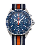 Buy Shop Tag Heuer Formula 1 Chronograph 43mm Blue Dial NATO Strap Watch for Men - CAZ1014.FC8196 USA Online