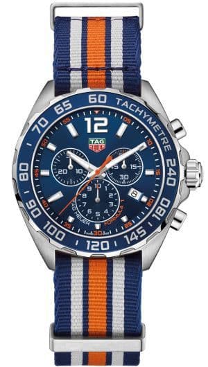 Buy Shop Tag Heuer Formula 1 Chronograph 43mm Blue Dial NATO Strap Watch for Men - CAZ1014.FC8196 USA Online